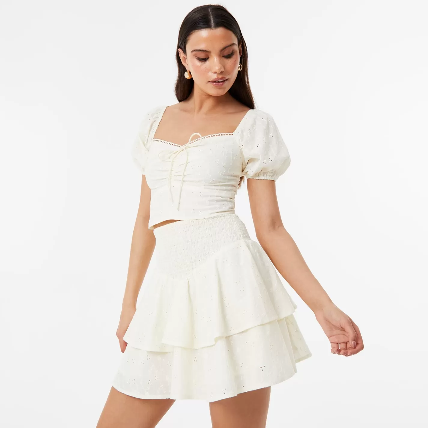 Outlet Broderie Prairie Top Women Tops & Shirts