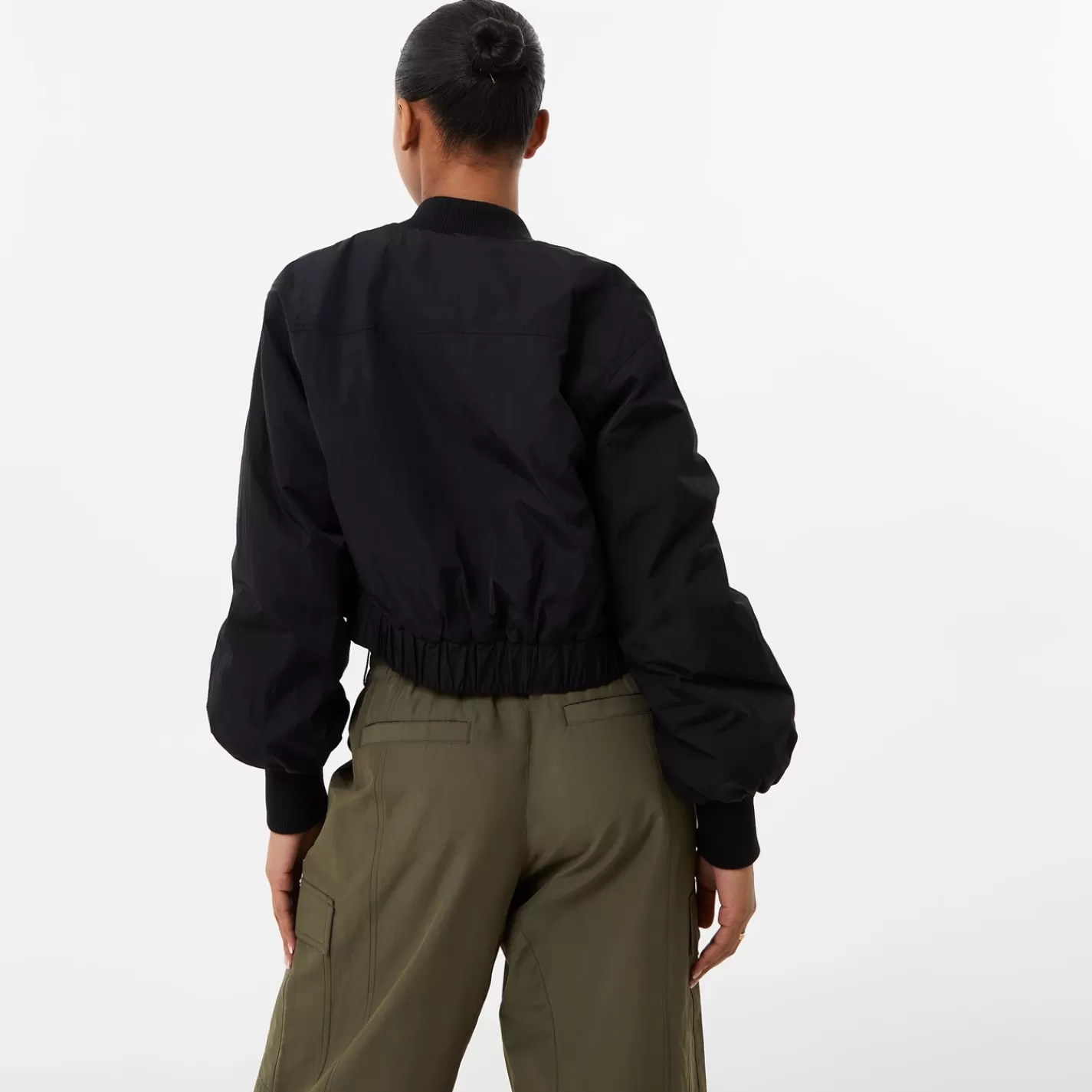 Sale Cropped Bomber Jacket Women Coats & Jackets