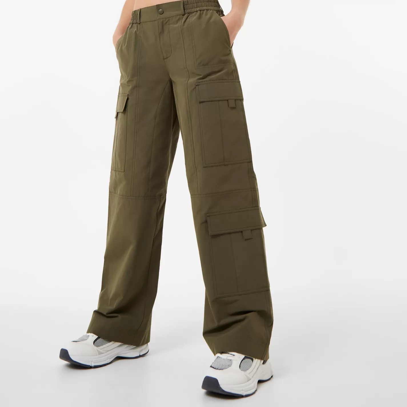 Clearance Low Rise Cargos Women Trousers