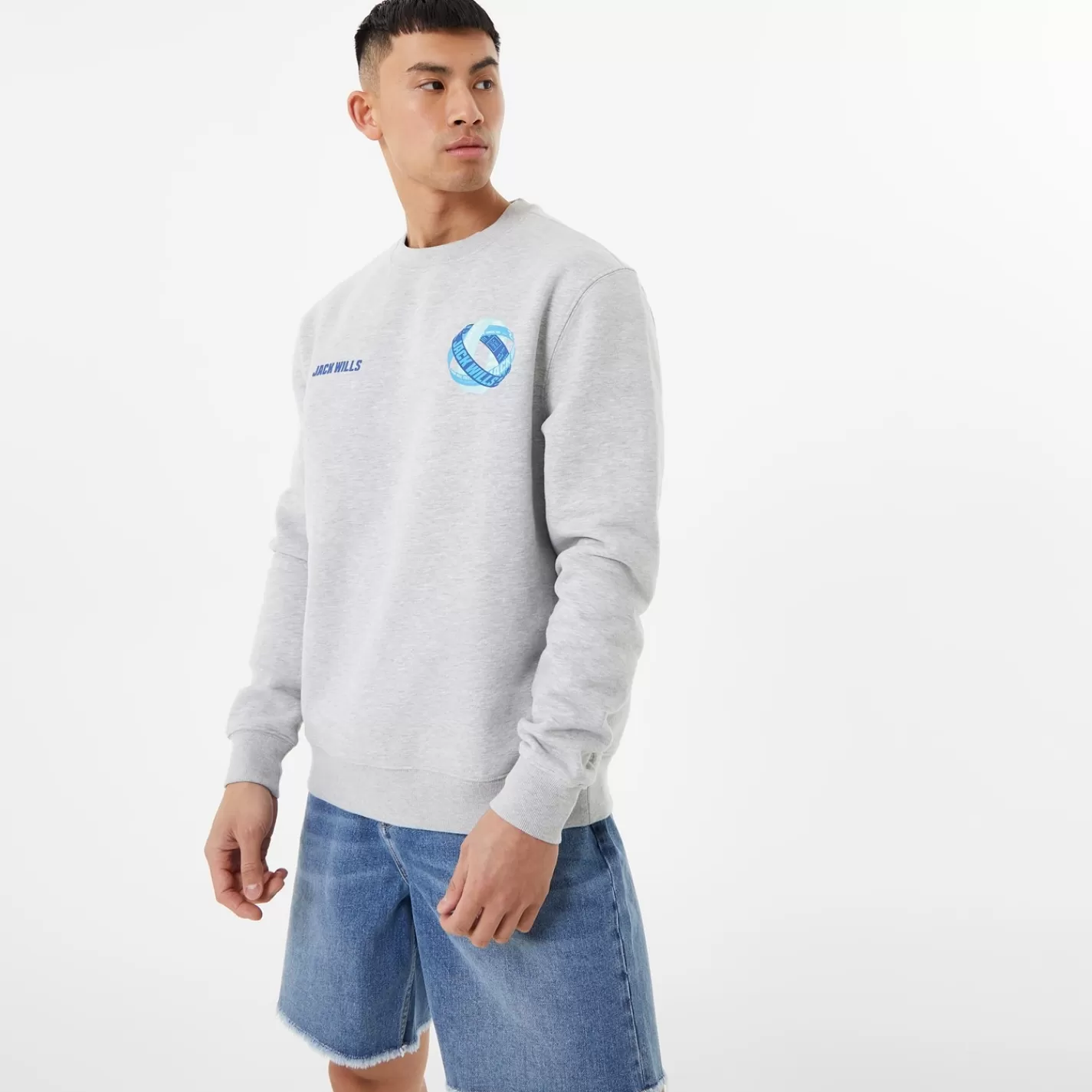 Outlet Ticket Graphic Crew Sweatshirt Hoodies & Sweatshirts