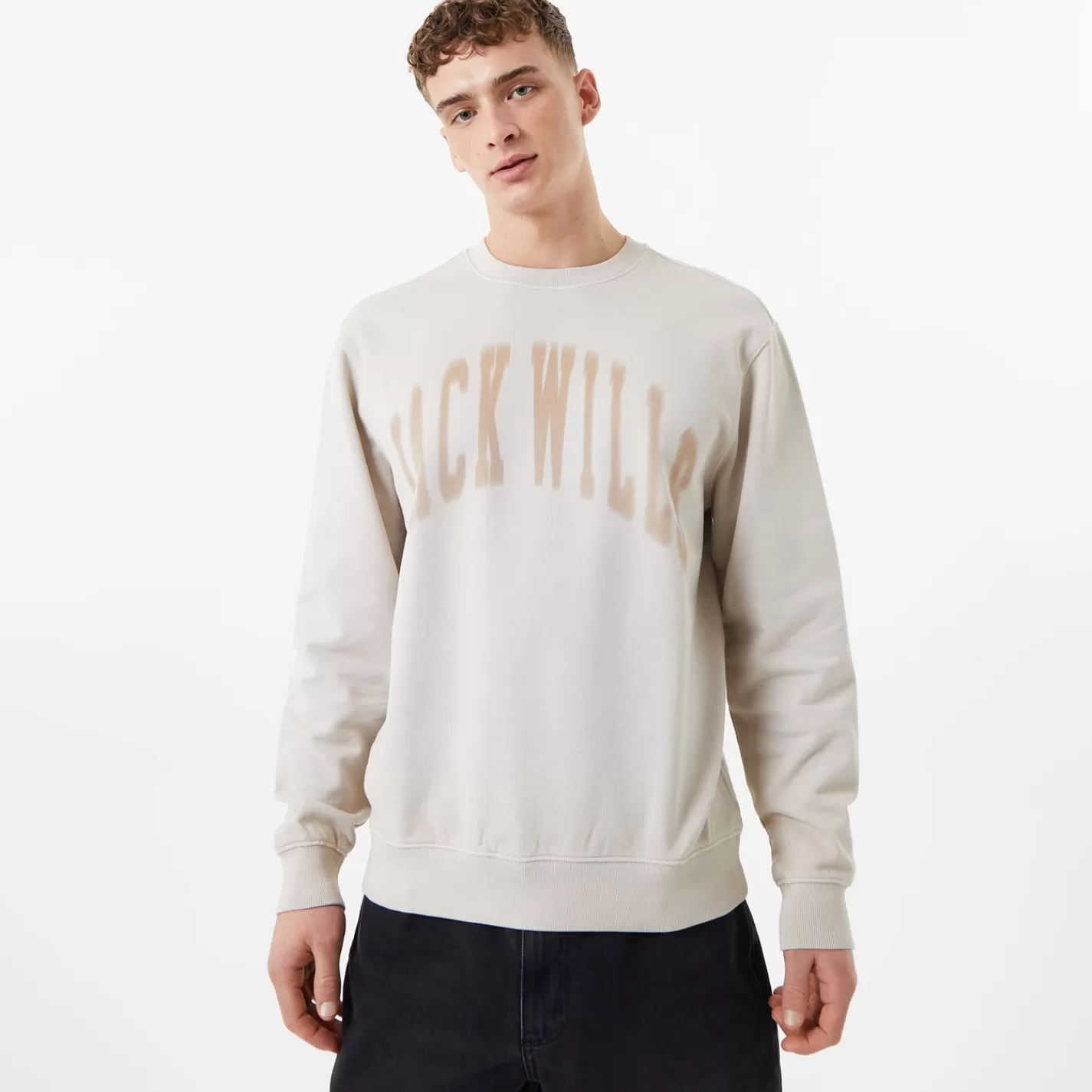 Outlet Uneven Dye Crew Sweatshirt Hoodies & Sweatshirts