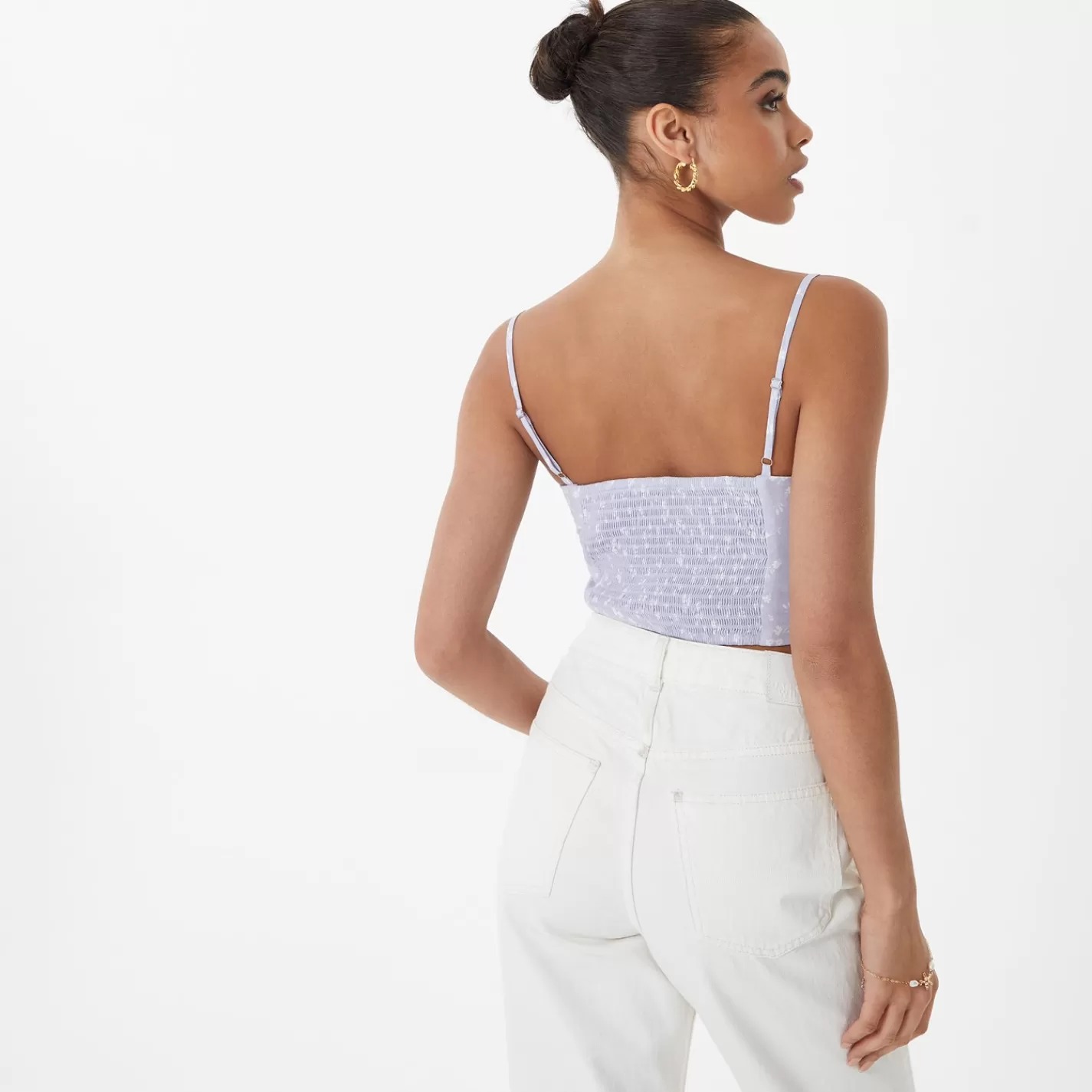 Cheap Woven Fitted Cami Women Tops & Shirts